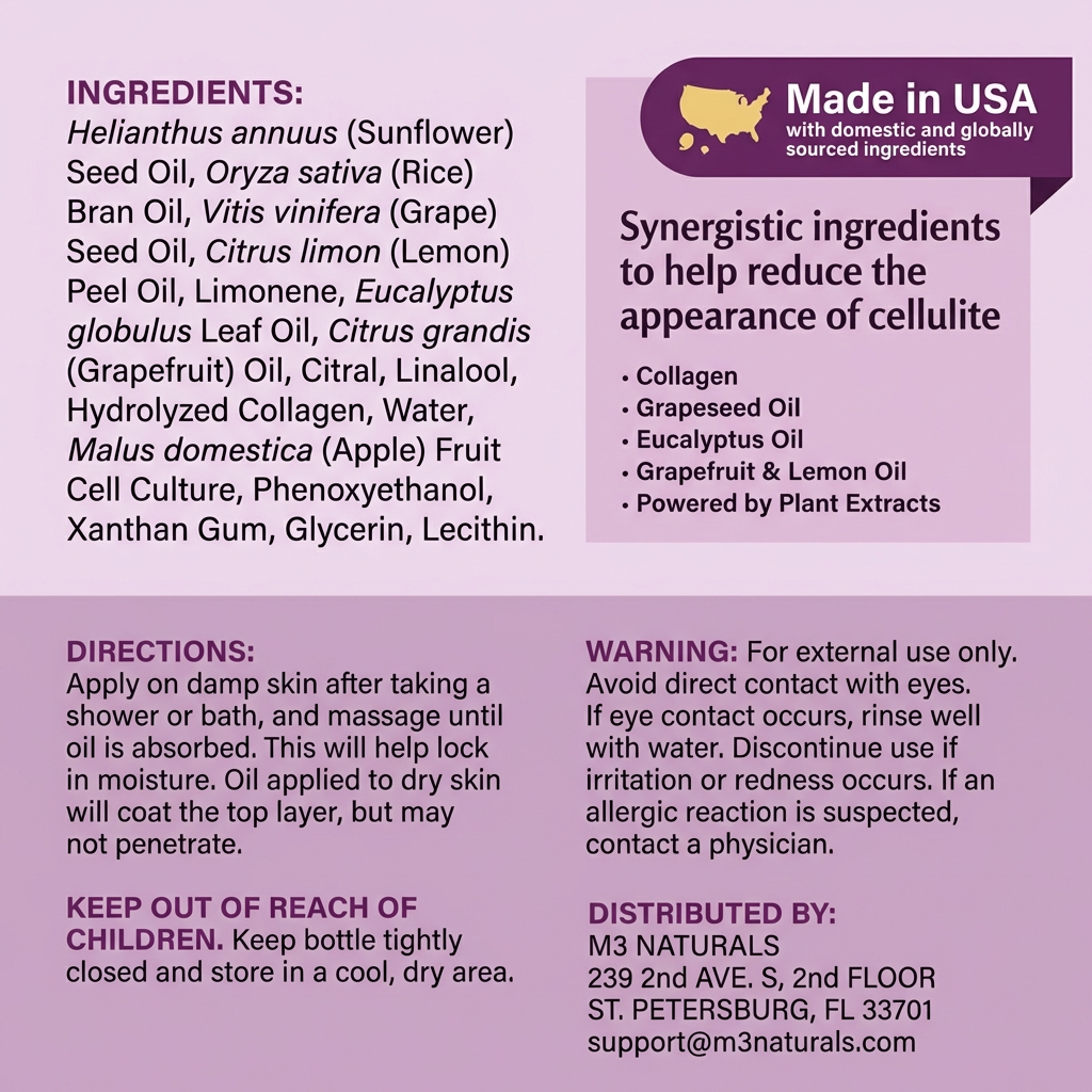 Anti Cellulite Massage Oil